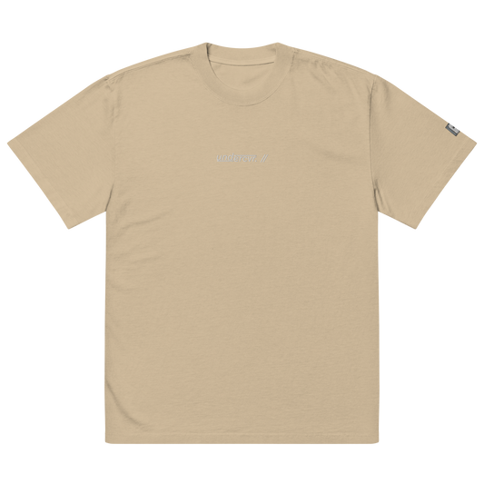 undercvr. // classic t-shirt. // (KHAKI W/ WHITE LOGO)